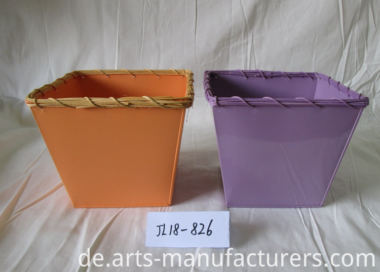 Metall Eisen Blumentopf metal iron flower pot